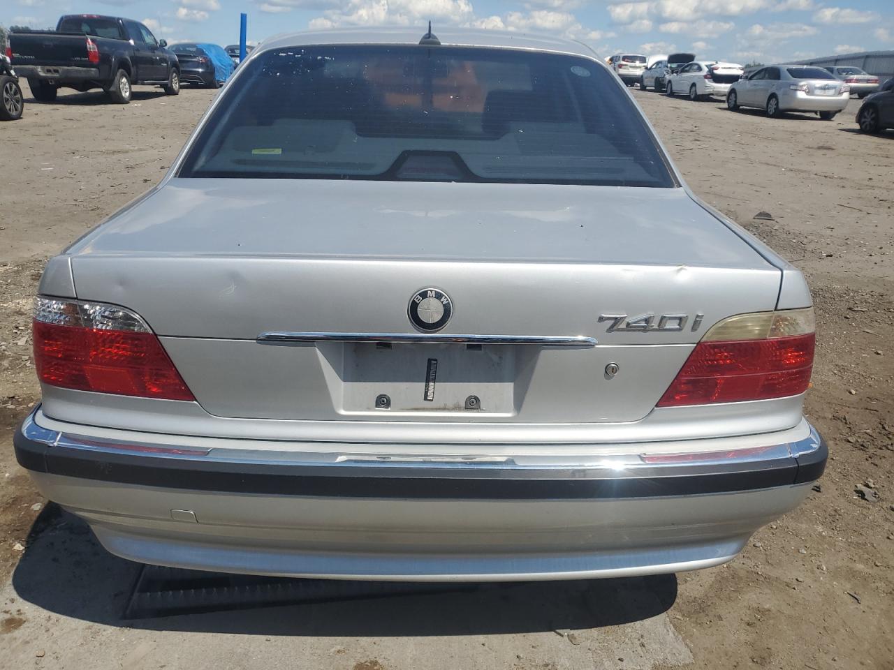 2001 Bmw 740 I Automatic Silver vin: WBAGG83481DN81214