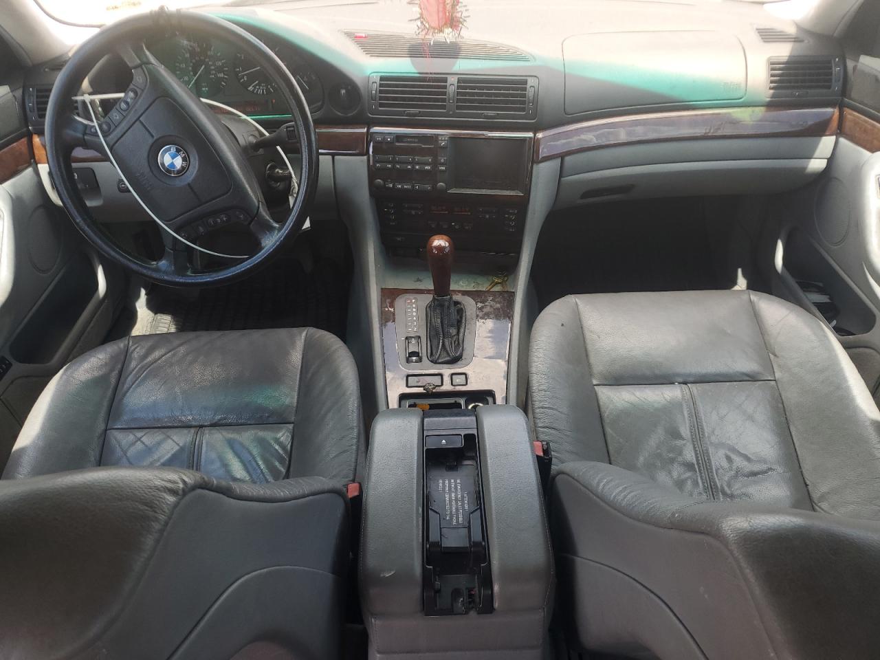 2001 Bmw 740 I Automatic Silver vin: WBAGG83481DN81214