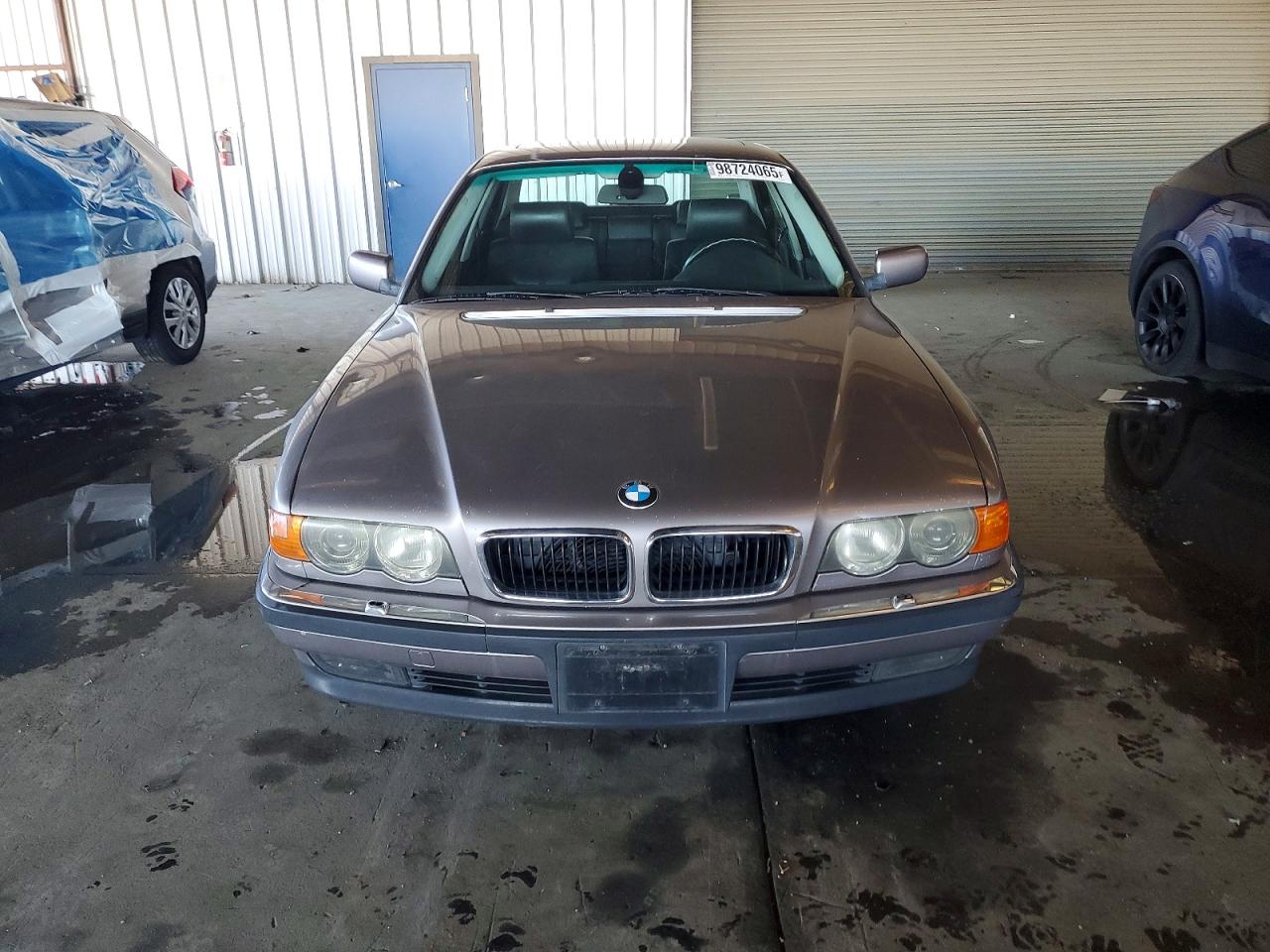 2000 Bmw 740 I Automatic Silver vin: WBAGG8348YDN79649