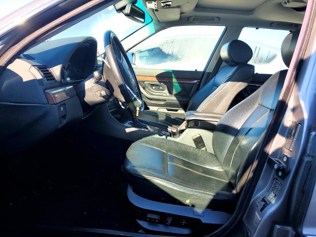 2000 Bmw 740 I Automatic Silver vin: WBAGG8348YDN79649