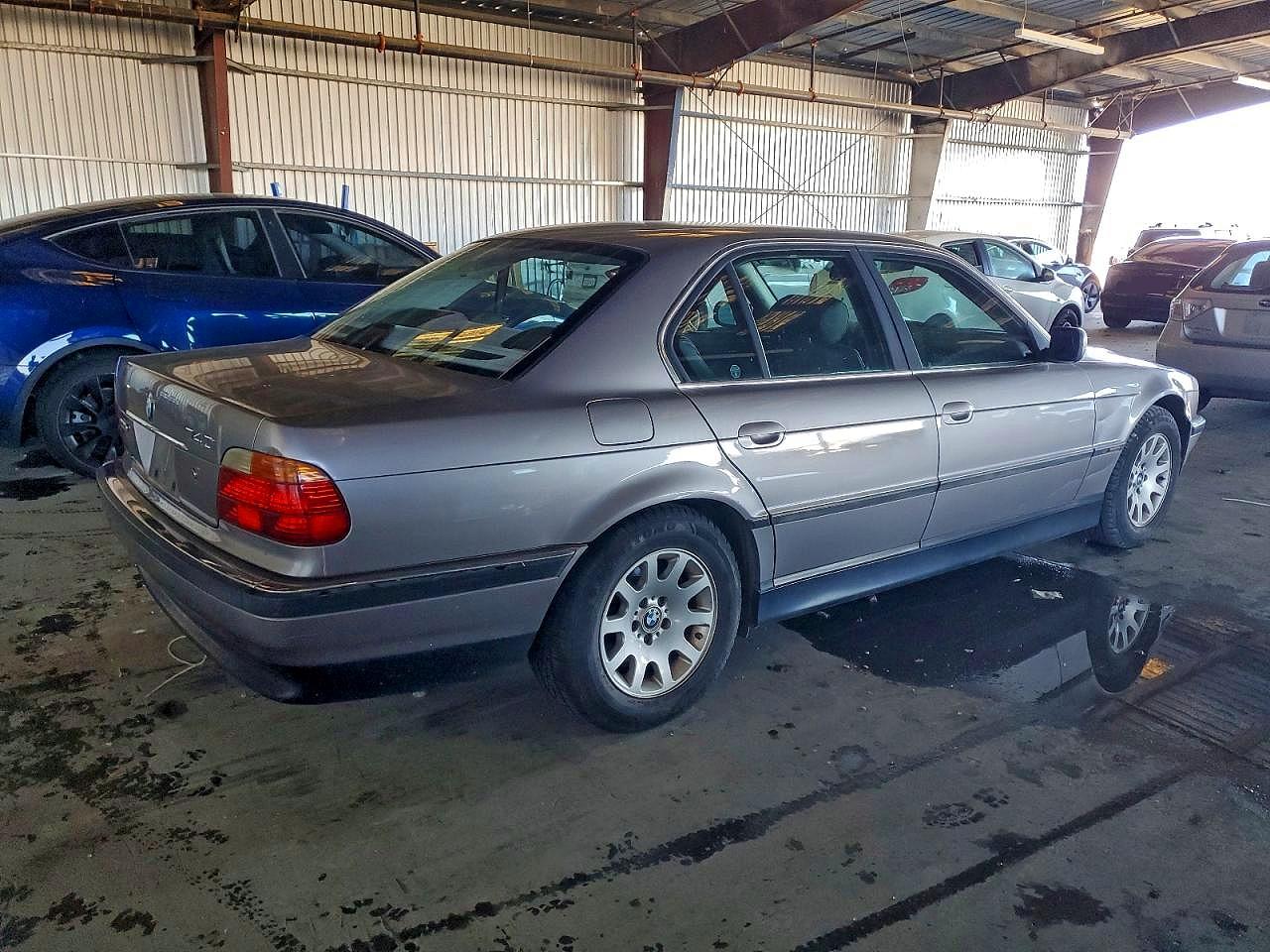 2000 Bmw 740 I Automatic Silver vin: WBAGG8348YDN79649