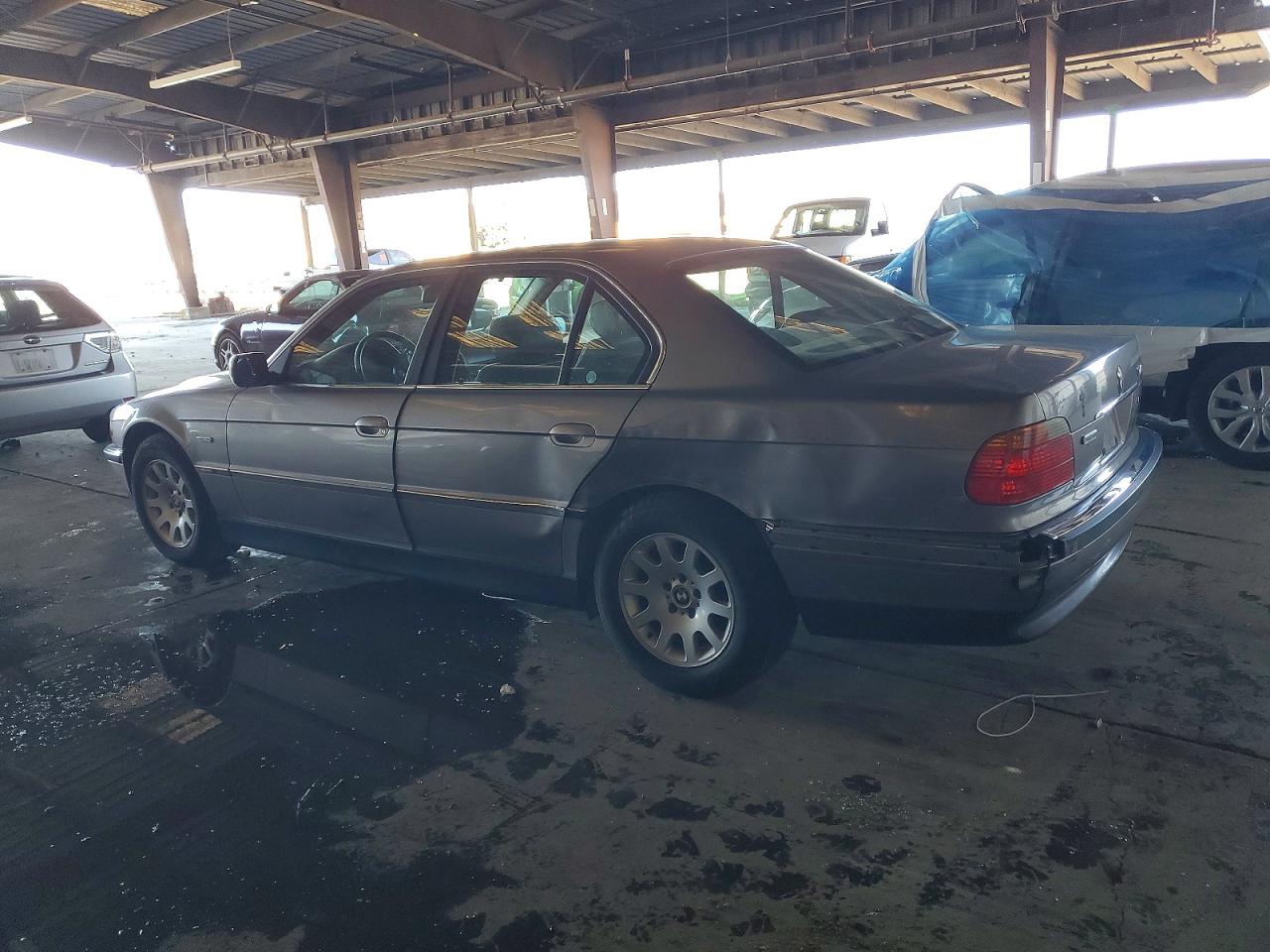 2000 Bmw 740 I Automatic Silver vin: WBAGG8348YDN79649