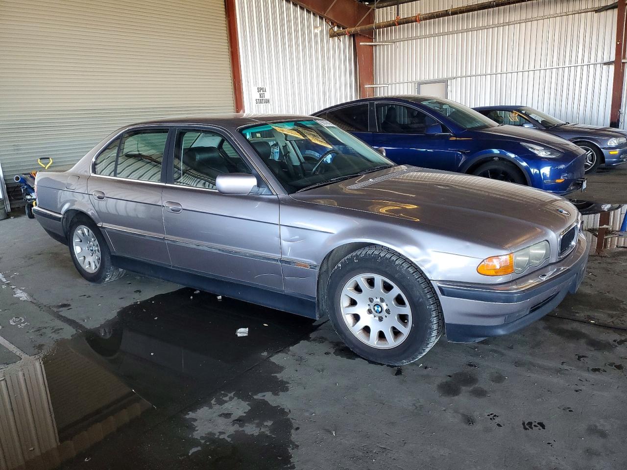 2000 Bmw 740 I Automatic Silver vin: WBAGG8348YDN79649