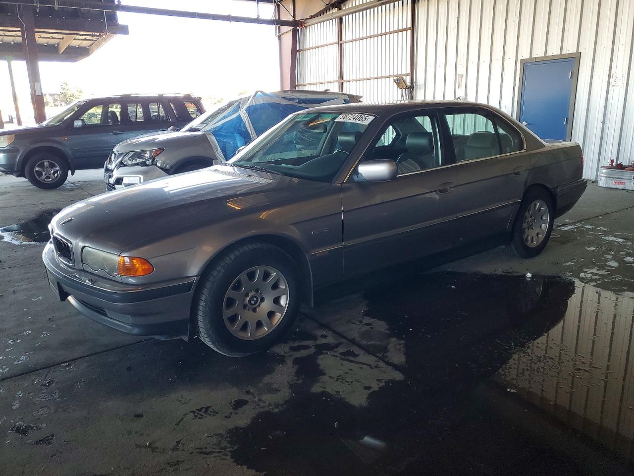 2000 Bmw 740 I Automatic Silver vin: WBAGG8348YDN79649