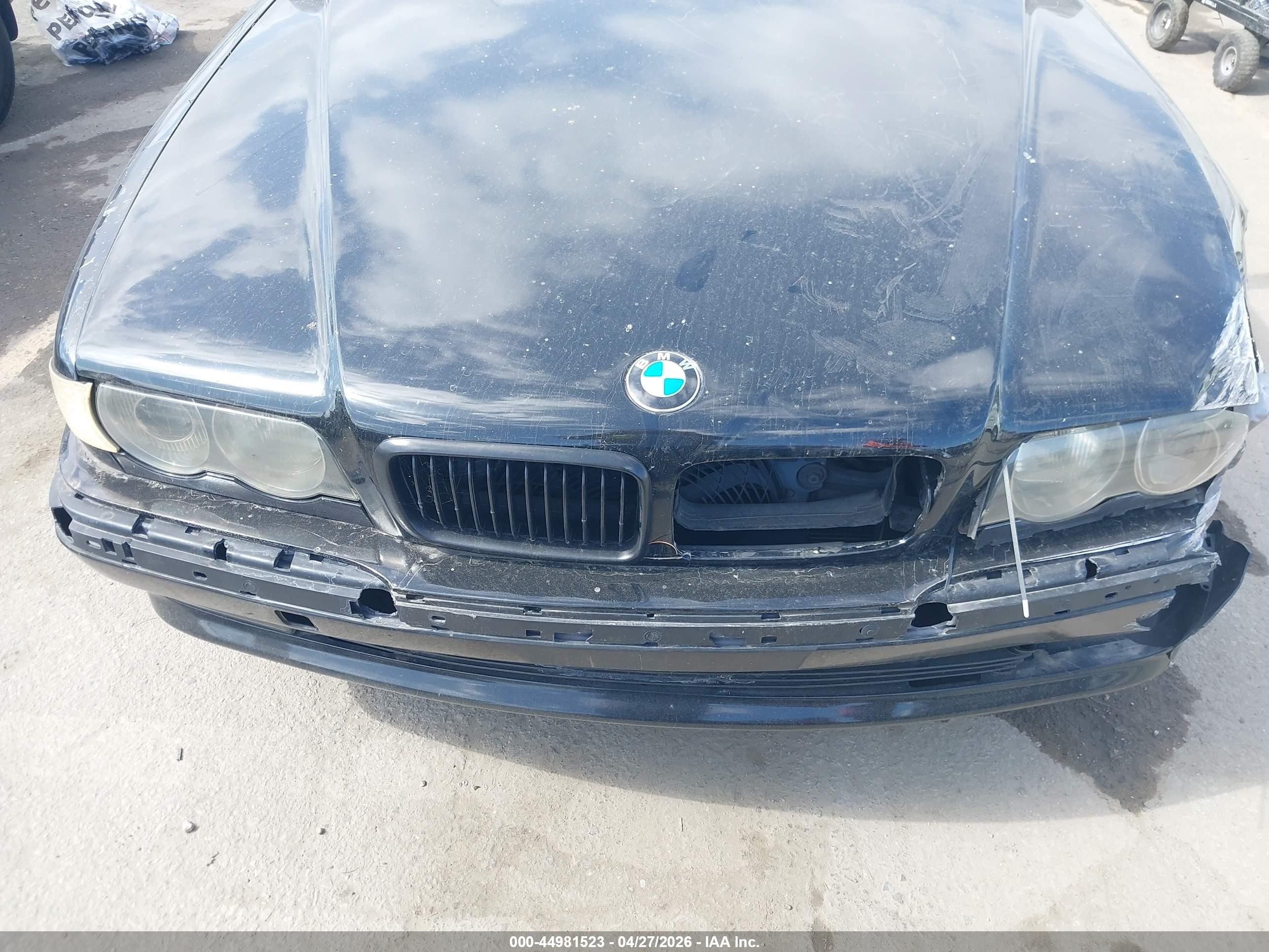 2001 Bmw 740ia   Black vin: WBAGG83491DN81383