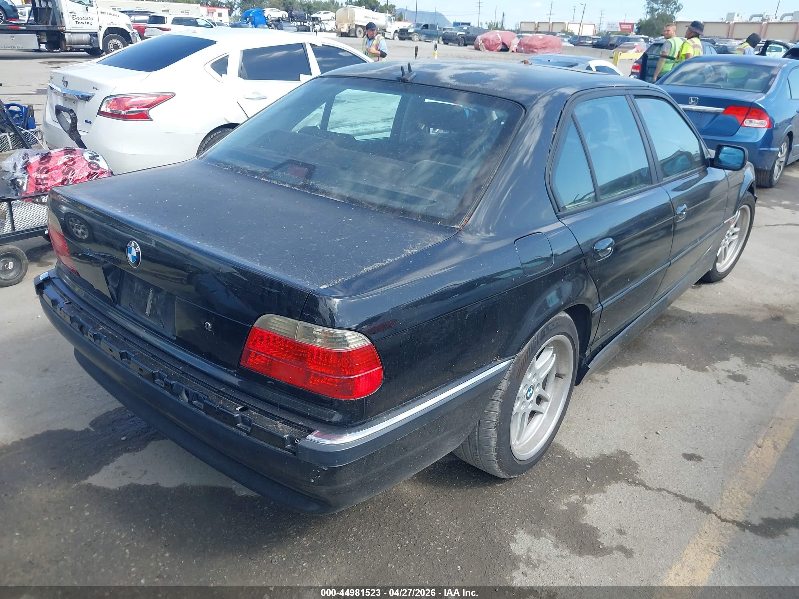 2001 Bmw 740ia   Black vin: WBAGG83491DN81383