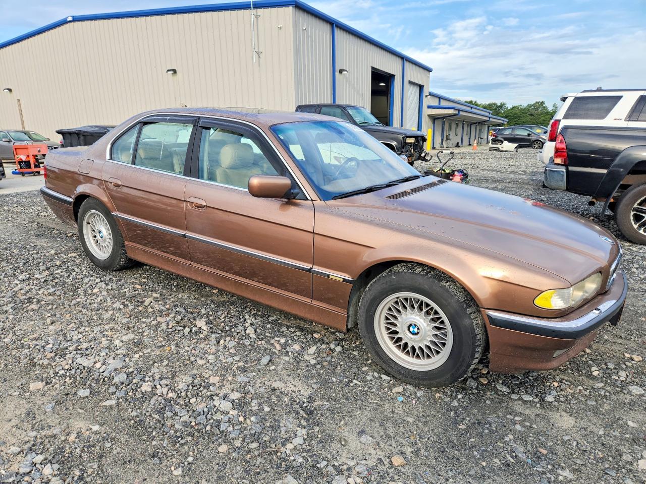 2001 Bmw 740 I Automatic Brown vin: WBAGG83491DN82551