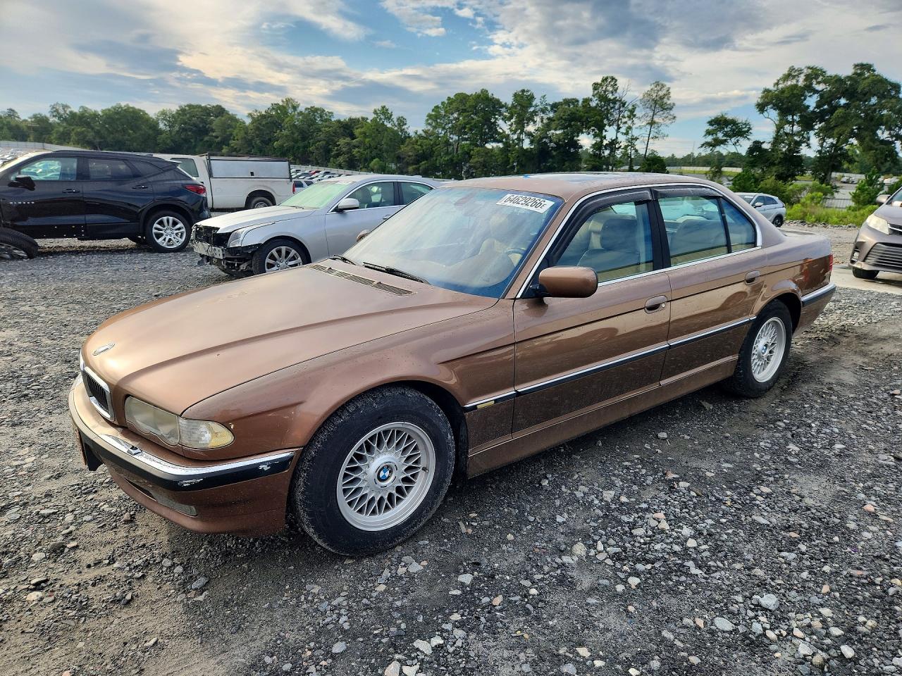 2001 Bmw 740 I Automatic Brown vin: WBAGG83491DN82551
