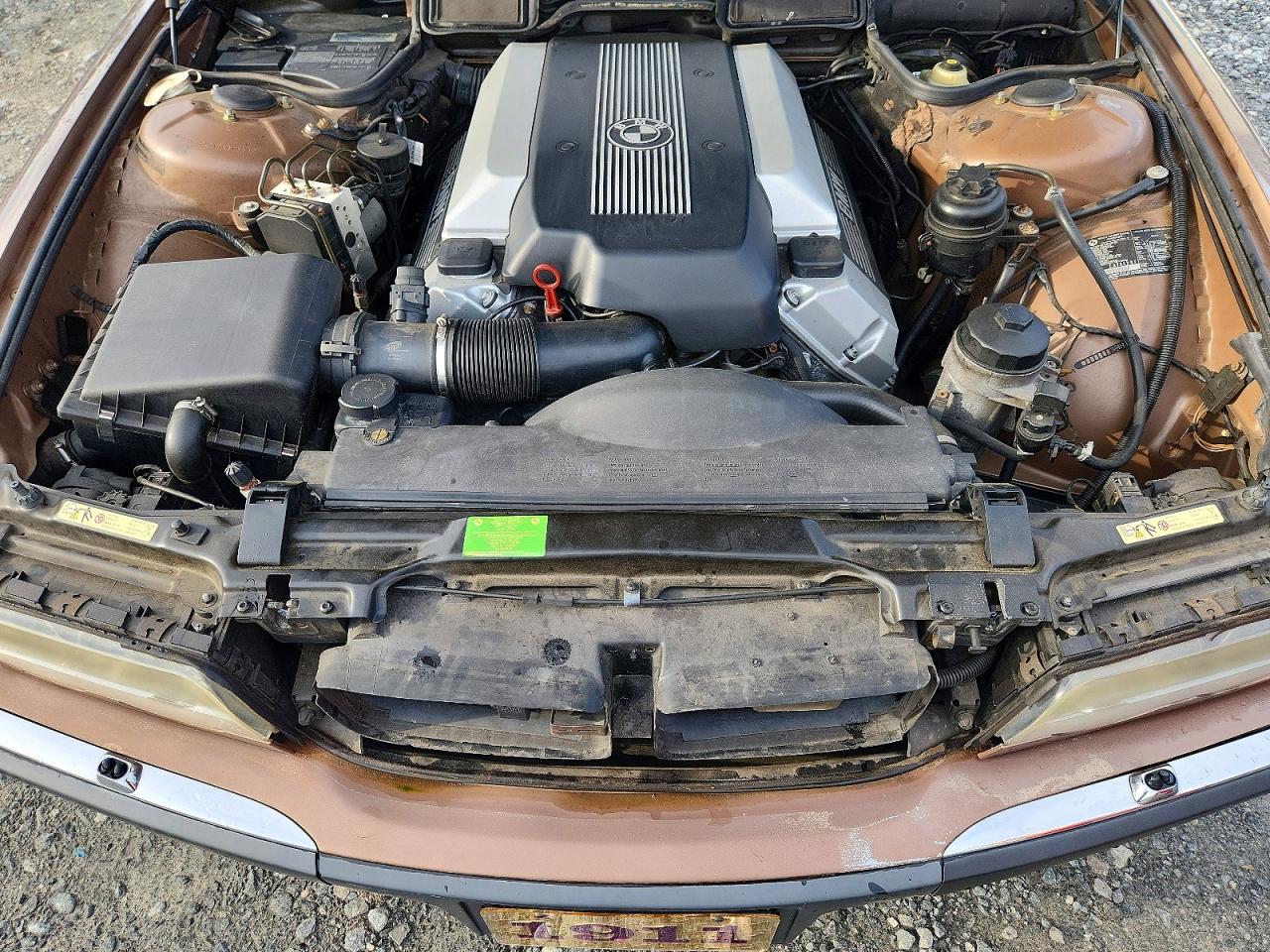 2001 Bmw 740 I Automatic Brown vin: WBAGG83491DN82551