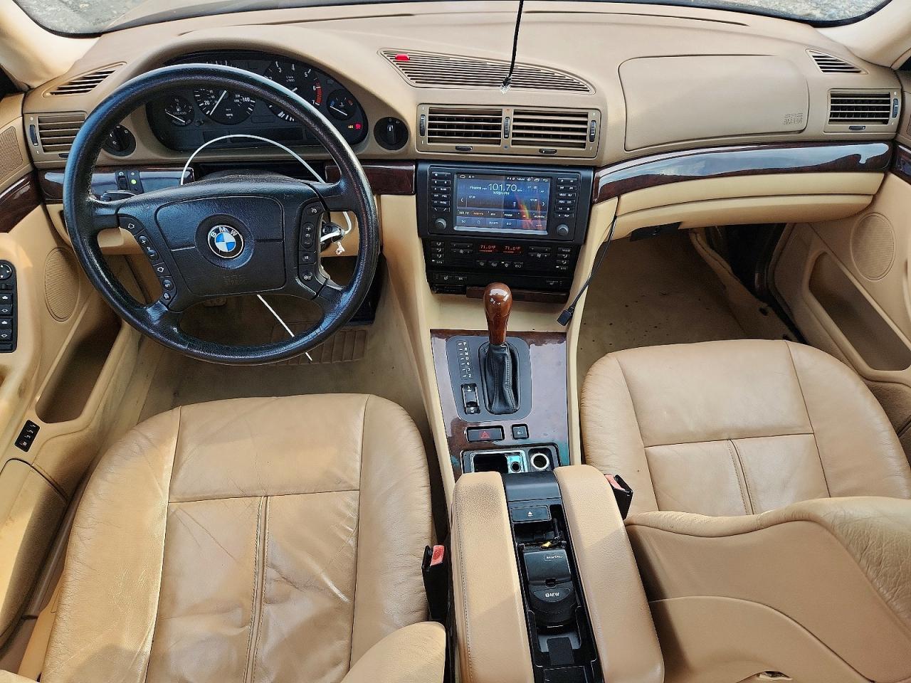 2001 Bmw 740 I Automatic Brown vin: WBAGG83491DN82551