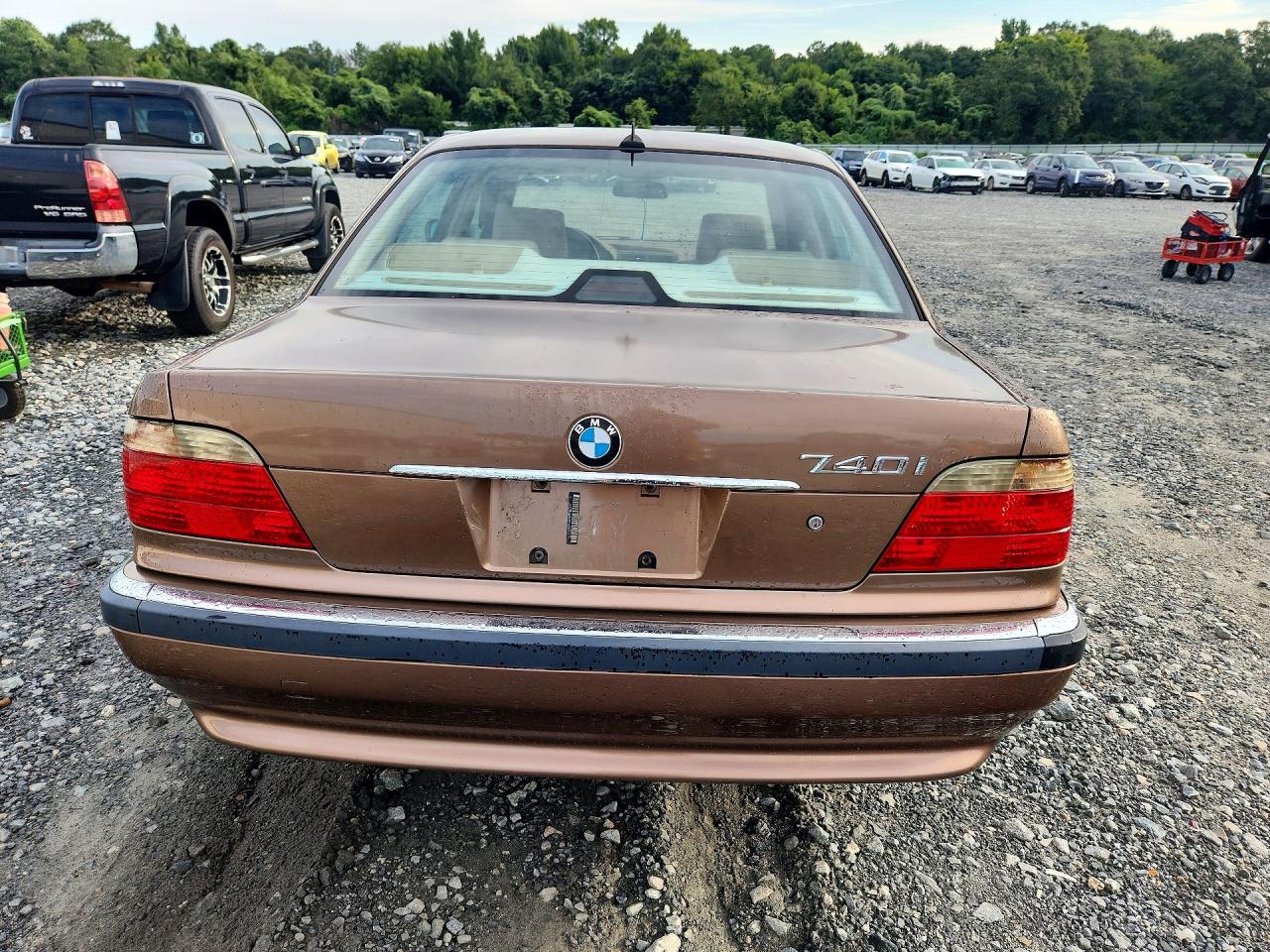 2001 Bmw 740 I Automatic Brown vin: WBAGG83491DN82551