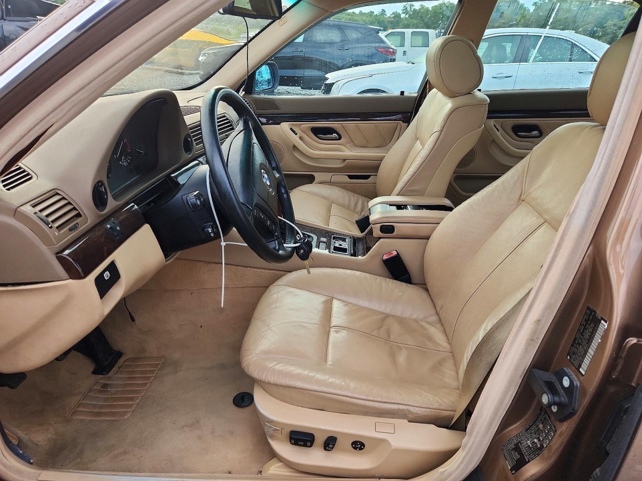 2001 Bmw 740 I Automatic Brown vin: WBAGG83491DN82551
