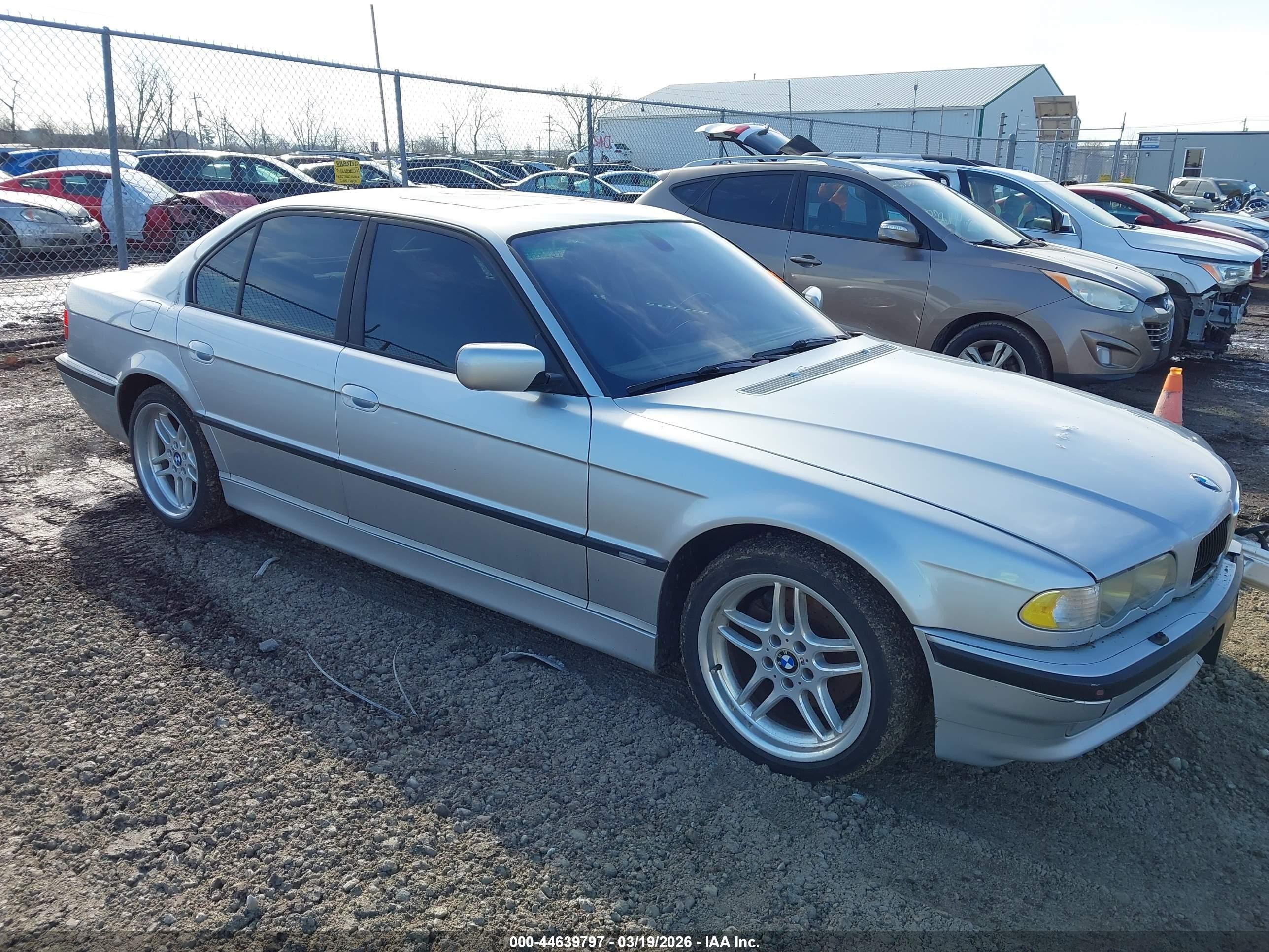 2001 Bmw 740ia   Silver vin: WBAGG83491DN84140