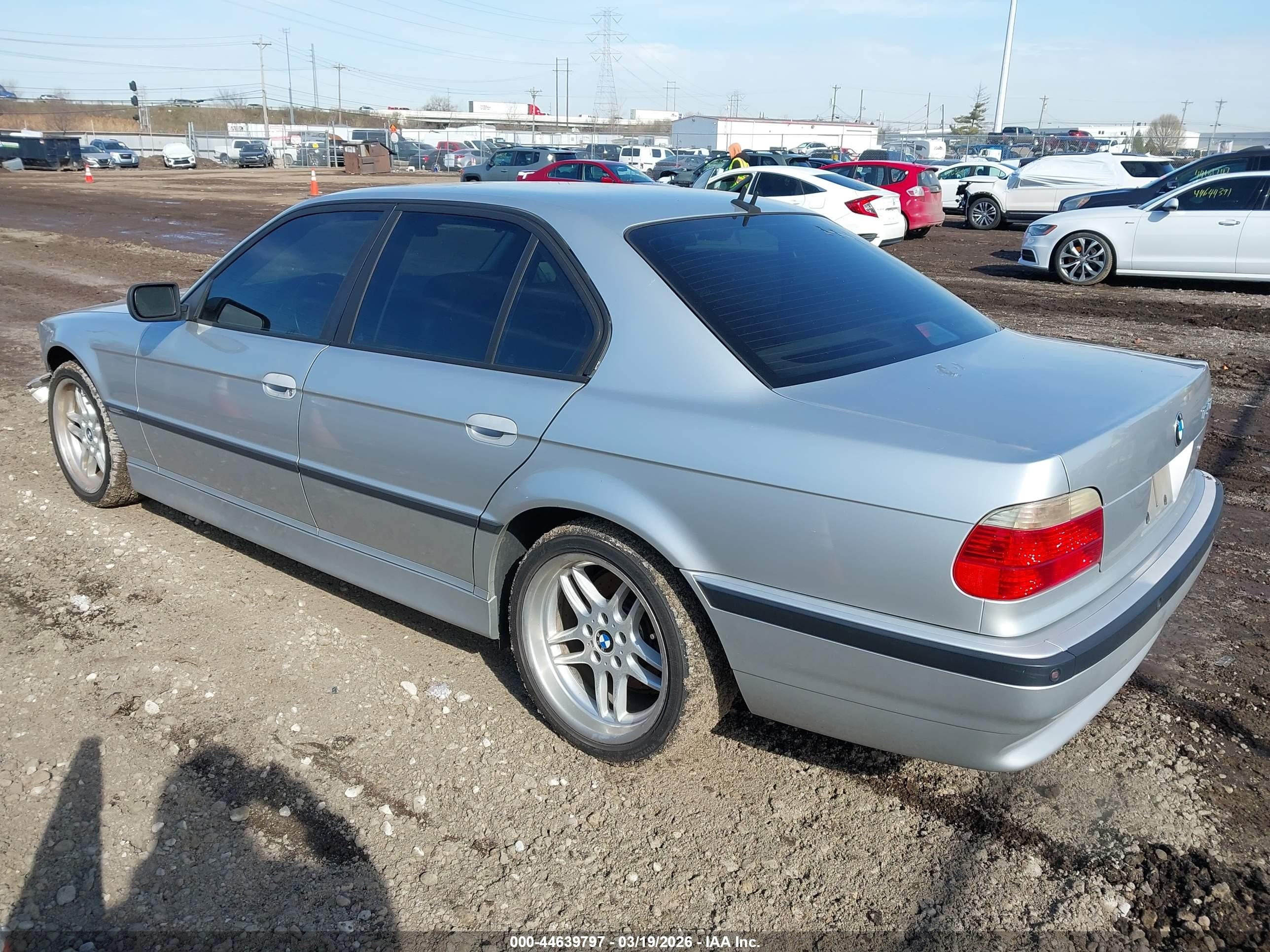 2001 Bmw 740ia   Silver vin: WBAGG83491DN84140
