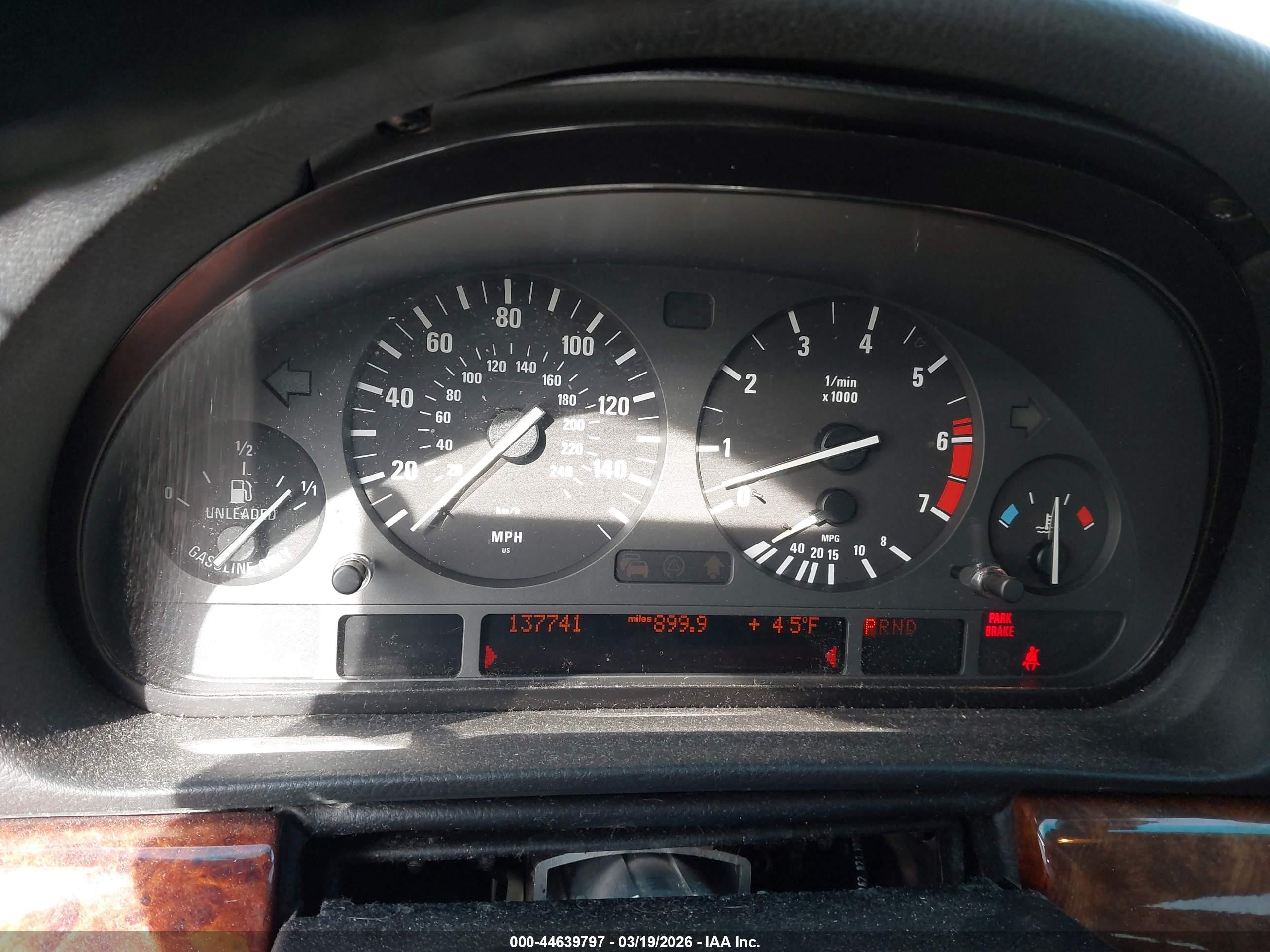 2001 Bmw 740ia   Silver vin: WBAGG83491DN84140