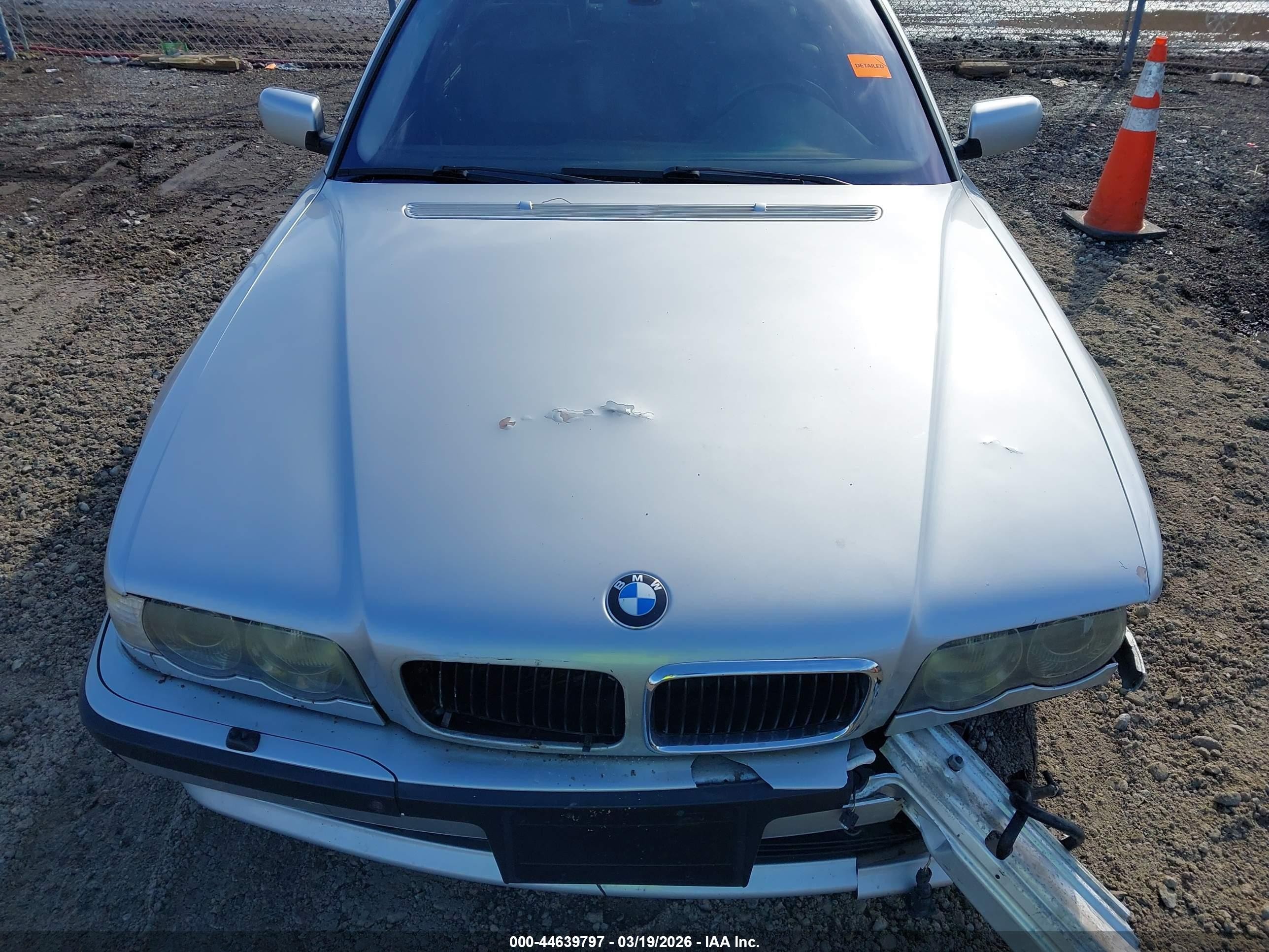 2001 Bmw 740ia   Silver vin: WBAGG83491DN84140