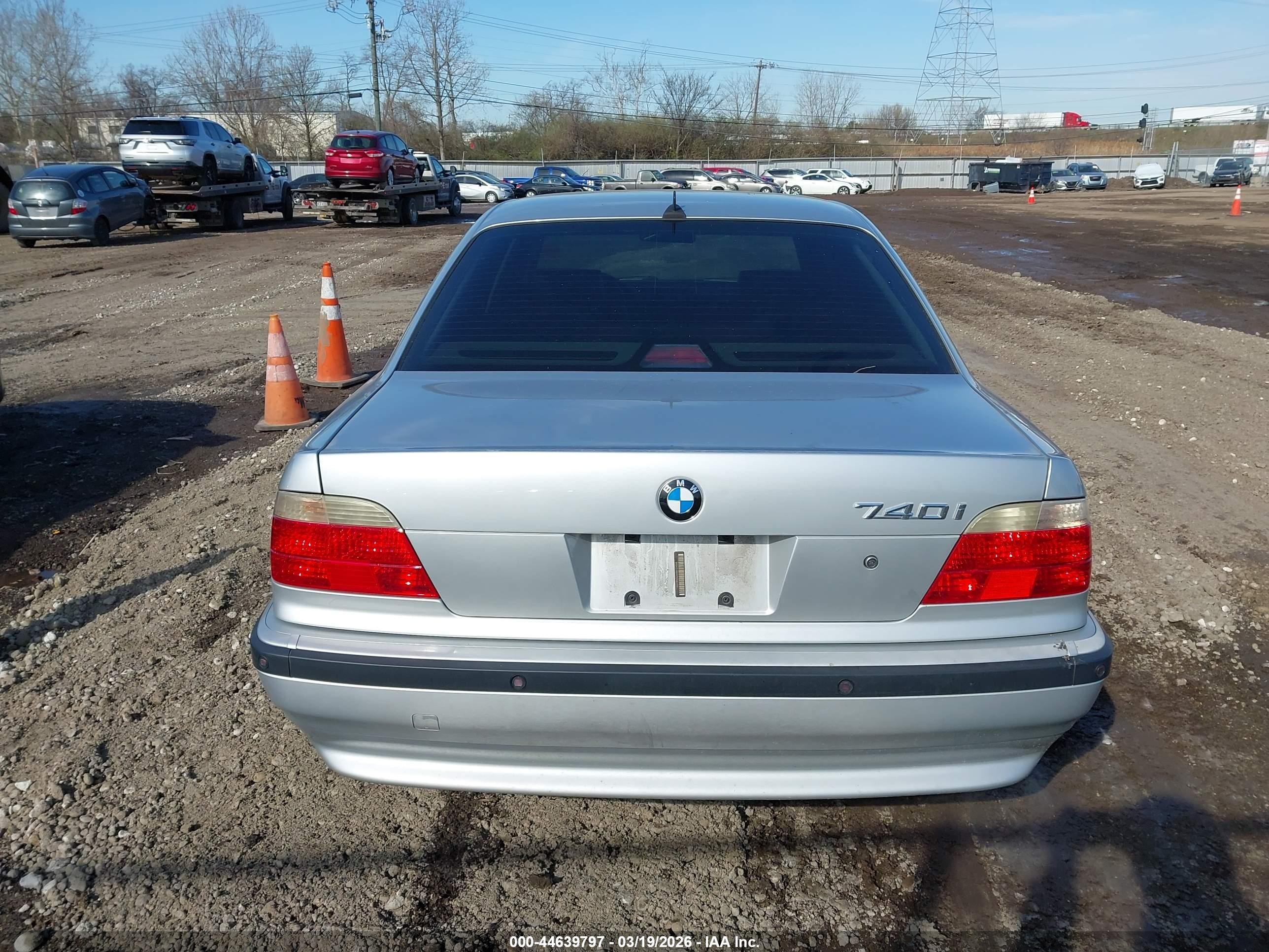 2001 Bmw 740ia   Silver vin: WBAGG83491DN84140