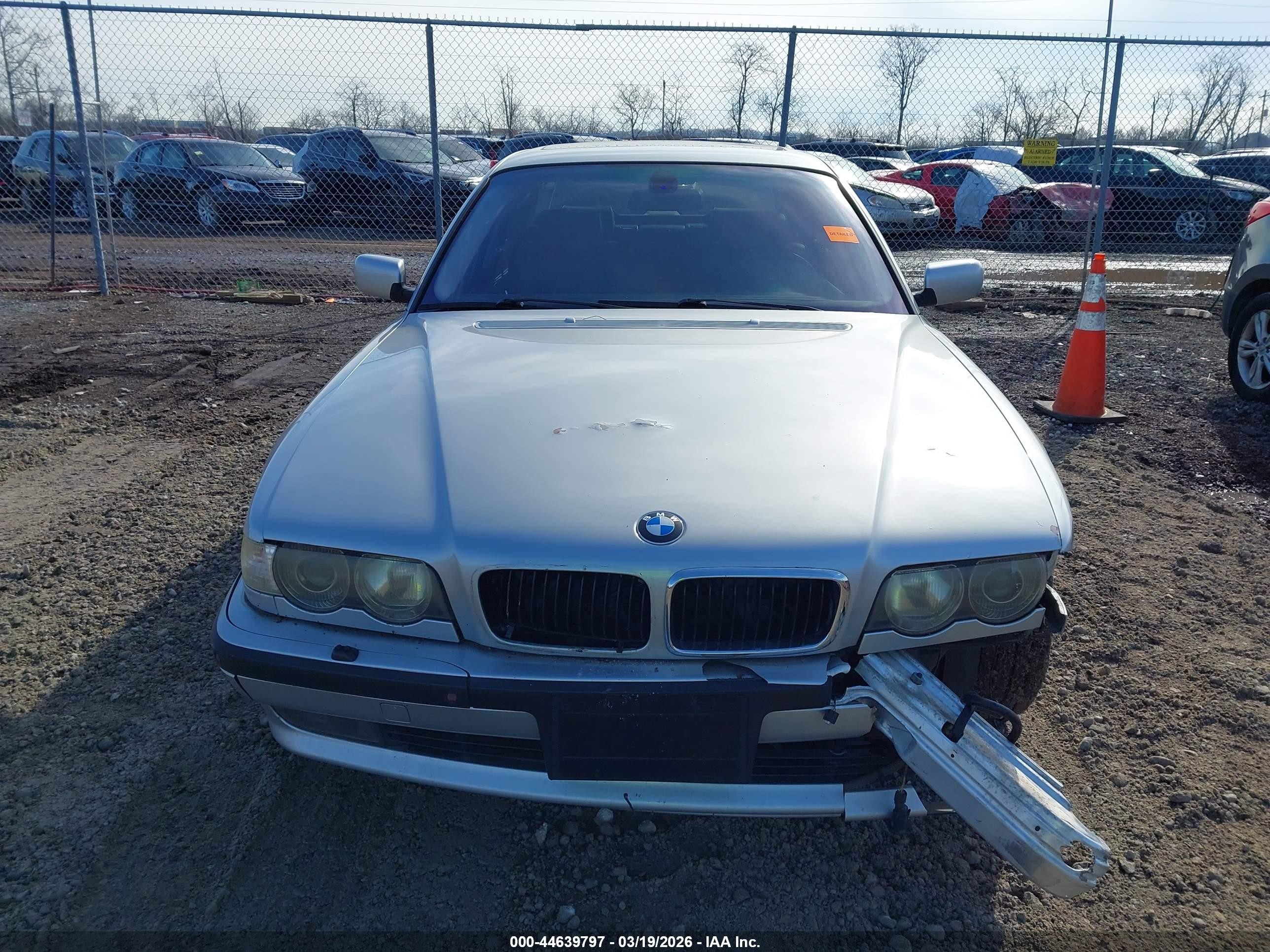 2001 Bmw 740ia   Silver vin: WBAGG83491DN84140