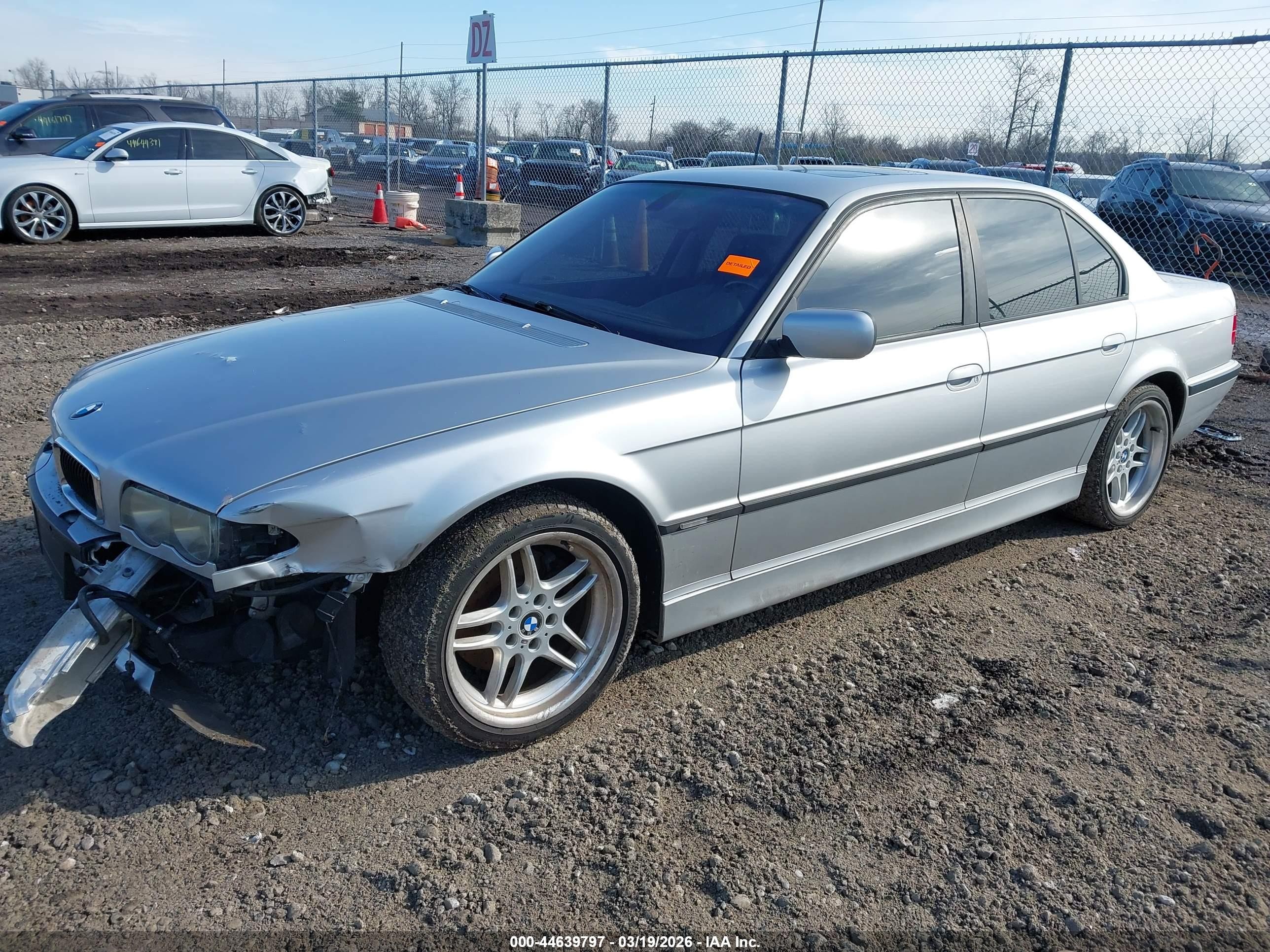 2001 Bmw 740ia   Silver vin: WBAGG83491DN84140