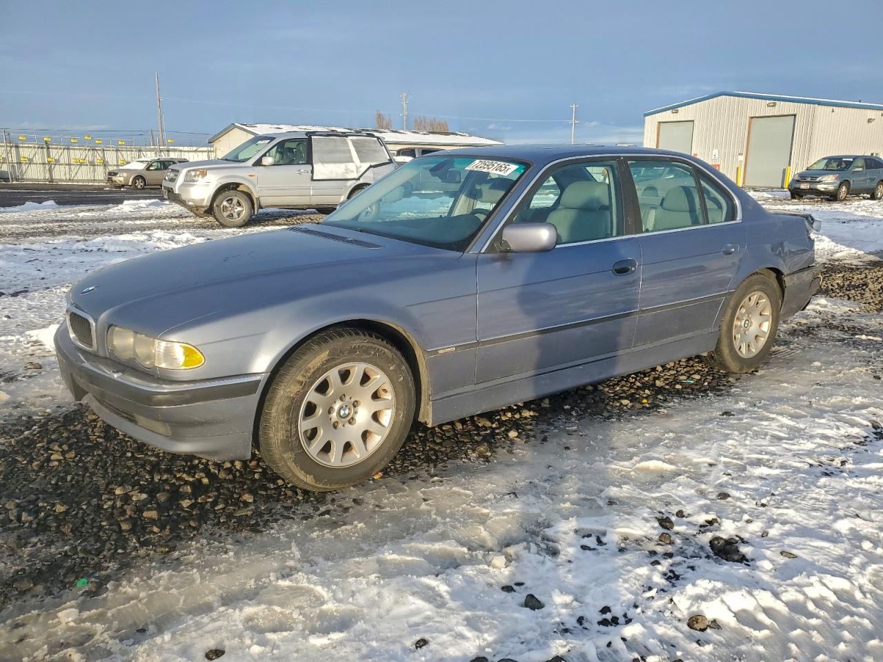 2001 Bmw 740 I Automatic Blue vin: WBAGG834X1DN84762