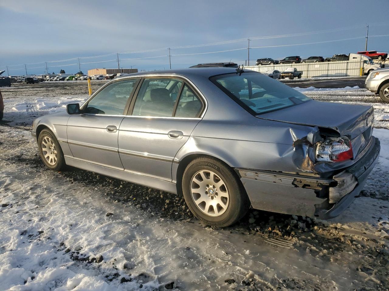2001 Bmw 740 I Automatic Blue vin: WBAGG834X1DN84762