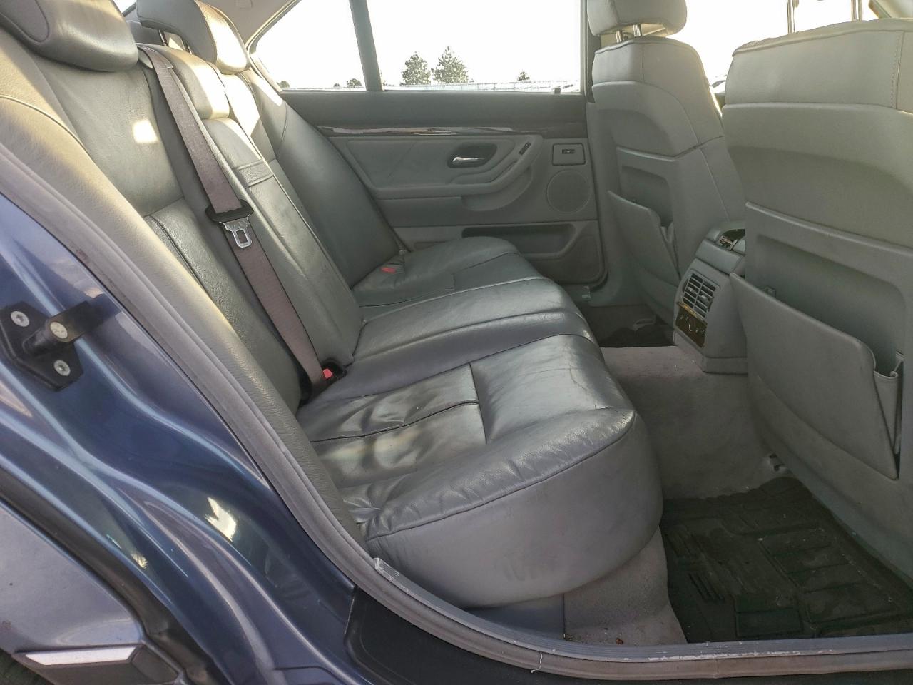 2001 Bmw 740 I Automatic Blue vin: WBAGG834X1DN84762