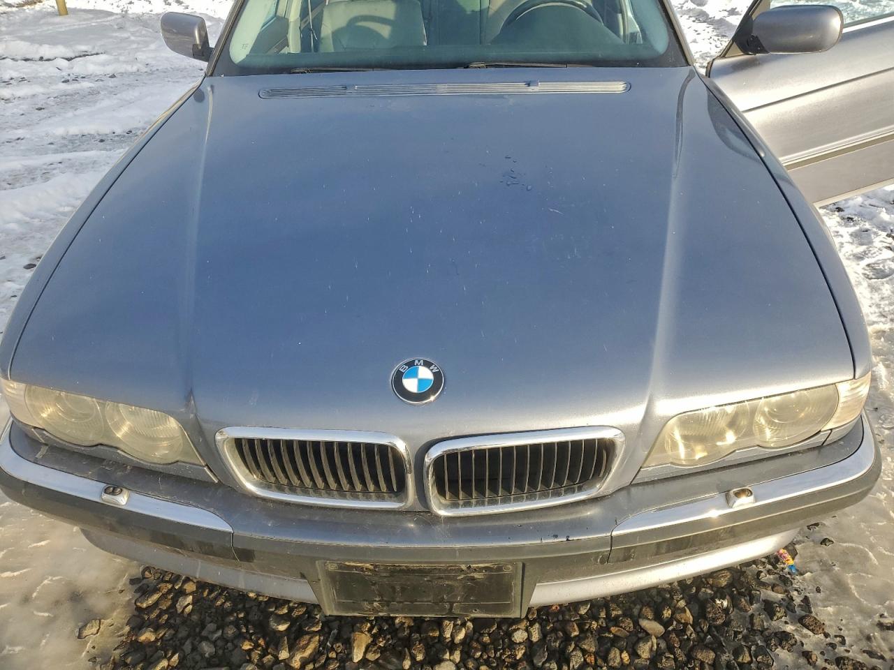 2001 Bmw 740 I Automatic Blue vin: WBAGG834X1DN84762