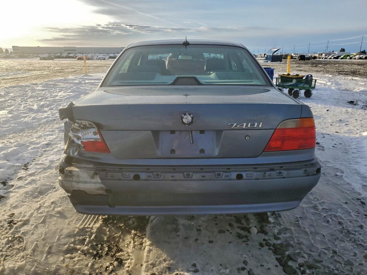 2001 Bmw 740 I Automatic Blue vin: WBAGG834X1DN84762