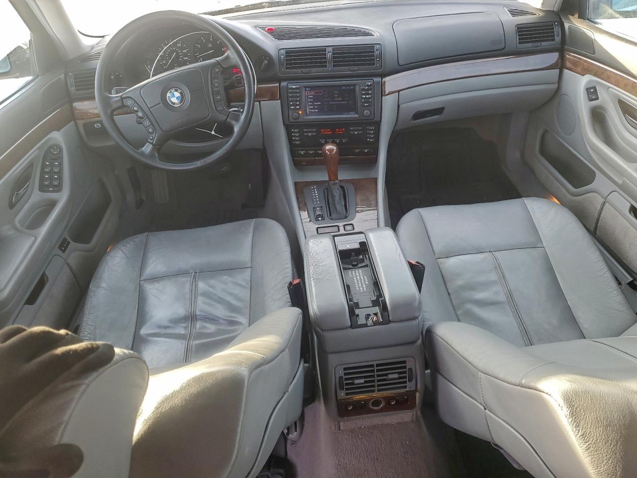 2001 Bmw 740 I Automatic Blue vin: WBAGG834X1DN84762