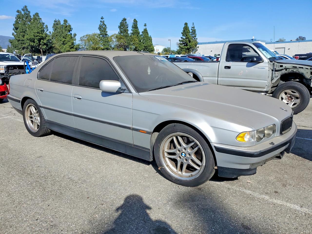 2000 Bmw 740 I Automatic Silver vin: WBAGG834XYDN79409