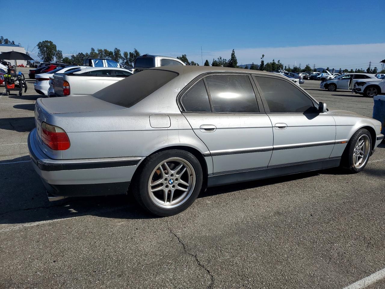 2000 Bmw 740 I Automatic Silver vin: WBAGG834XYDN79409