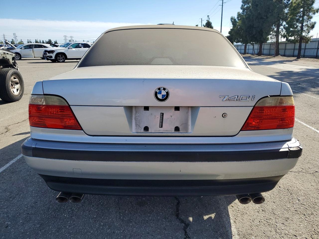 2000 Bmw 740 I Automatic Silver vin: WBAGG834XYDN79409