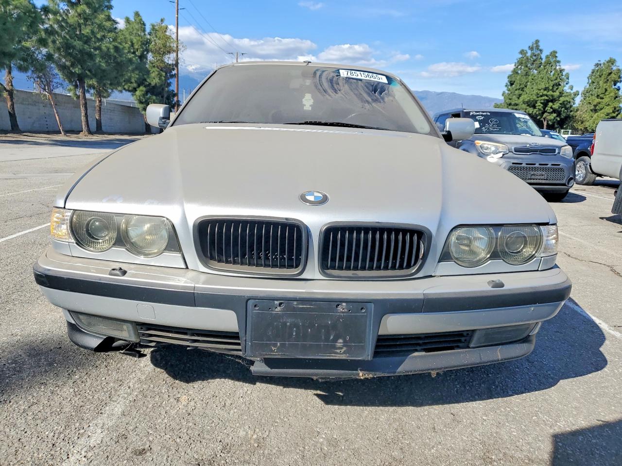 2000 Bmw 740 I Automatic Silver vin: WBAGG834XYDN79409