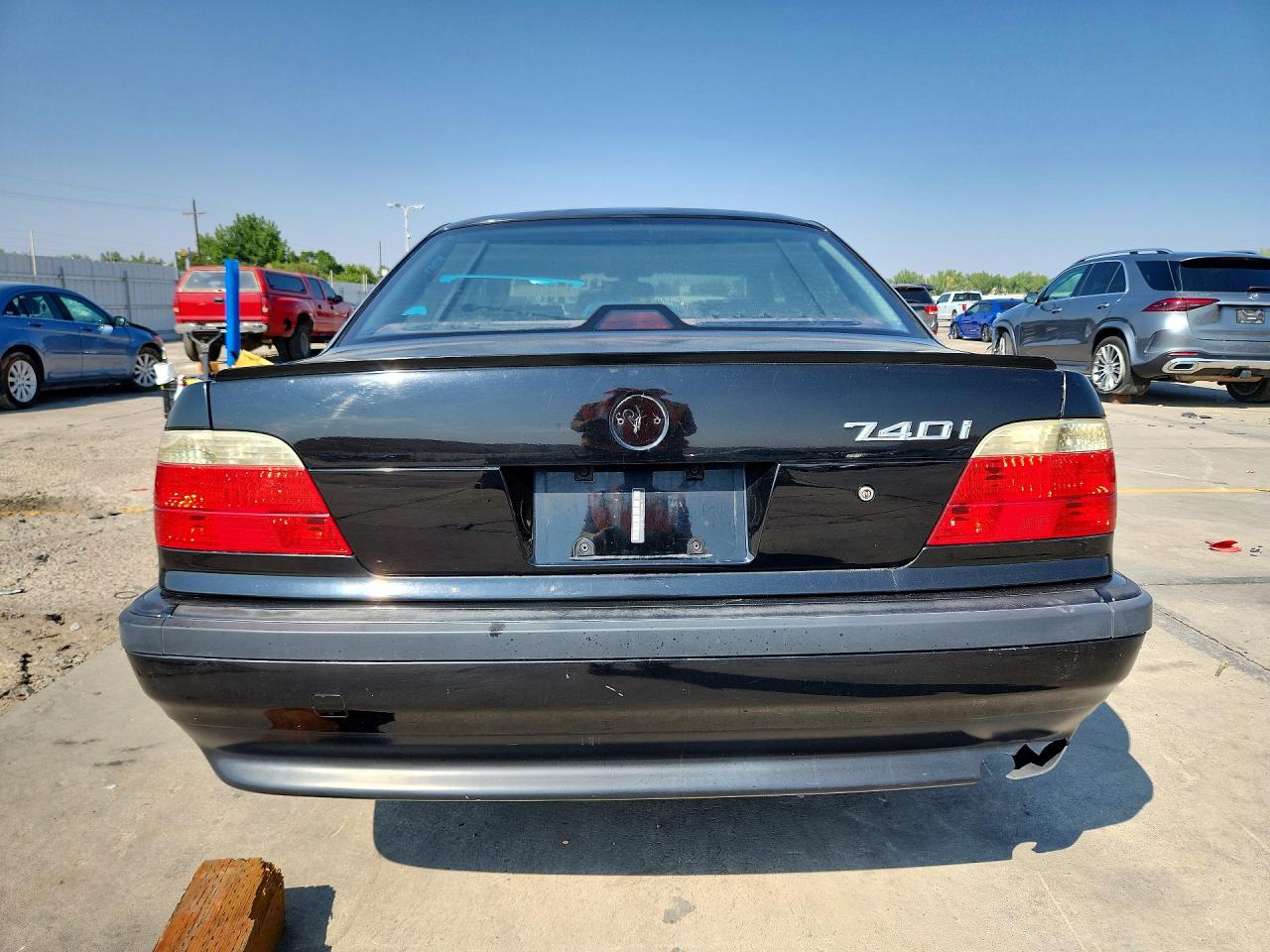 2000 Bmw 740 I Automatic Black vin: WBAGG834XYDN80415