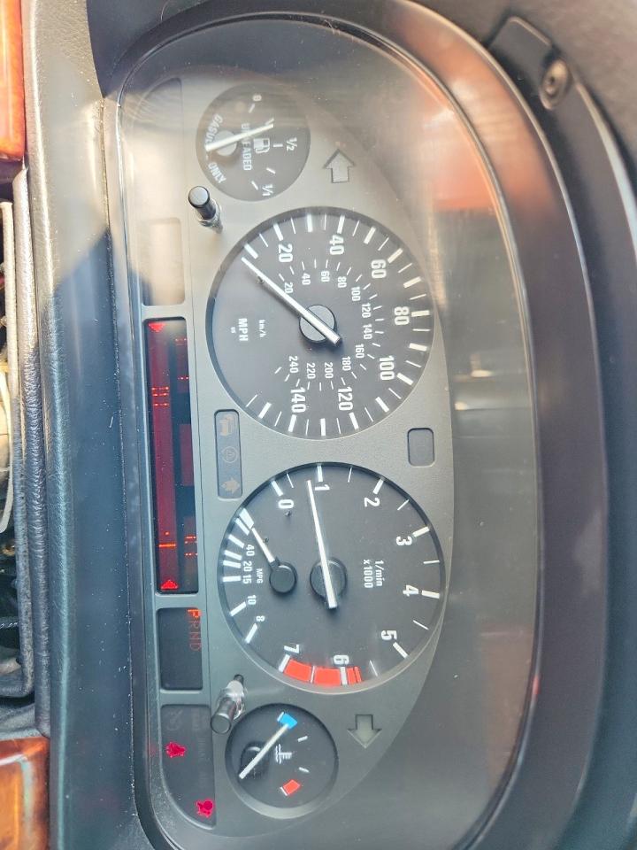 2000 Bmw 740 I Automatic Black vin: WBAGG834XYDN80415