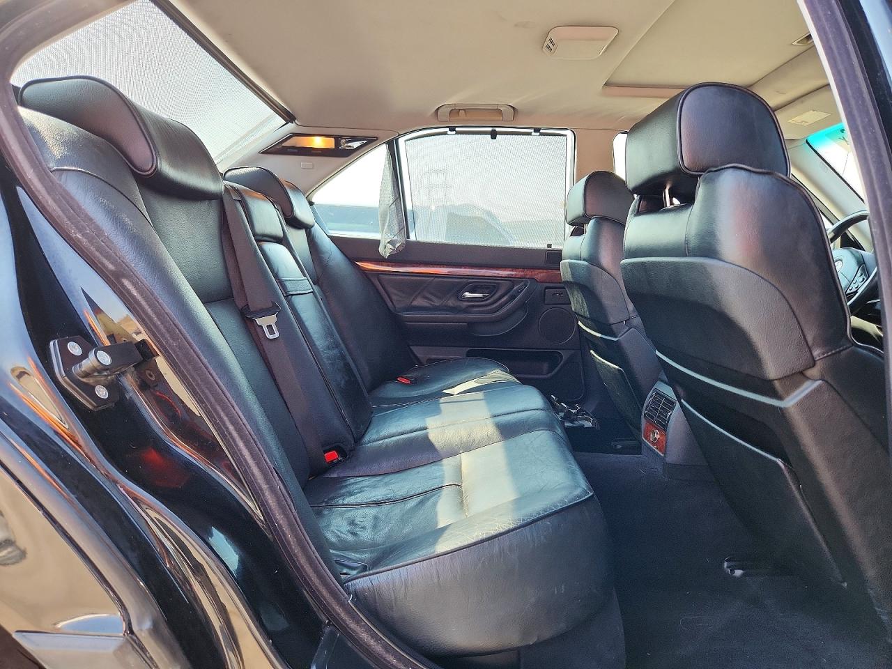 2000 Bmw 740 I Automatic Black vin: WBAGG834XYDN80415