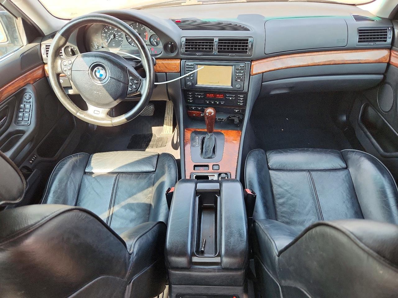 2000 Bmw 740 I Automatic Black vin: WBAGG834XYDN80415