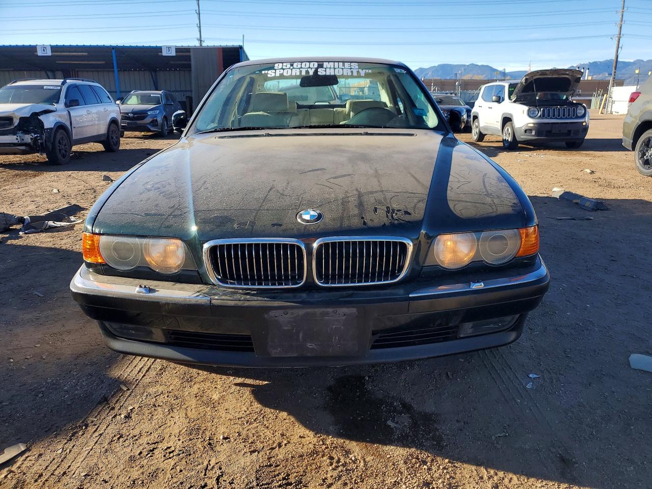 2000 Bmw 740 I Automatic Green vin: WBAGG834XYDN80883