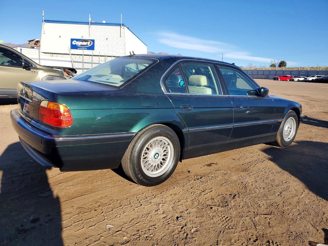 2000 Bmw 740 I Automatic Green vin: WBAGG834XYDN80883