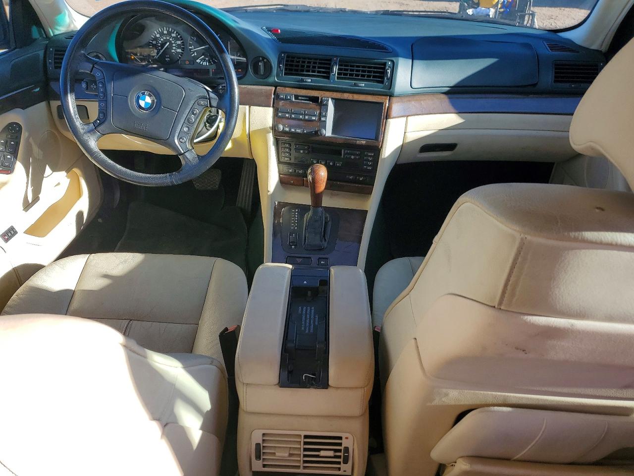 2000 Bmw 740 I Automatic Green vin: WBAGG834XYDN80883