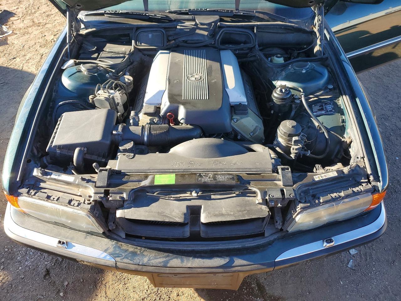 2000 Bmw 740 I Automatic Green vin: WBAGG834XYDN80883