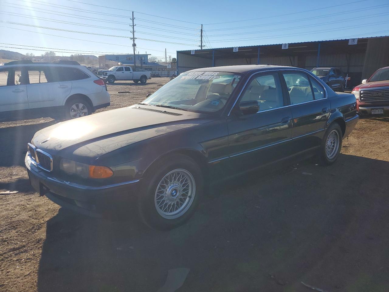 2000 Bmw 740 I Automatic Green vin: WBAGG834XYDN80883