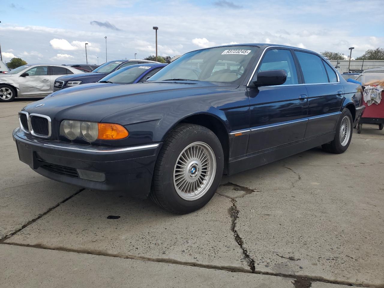 1999 Bmw 740 Il Charcoal vin: WBAGH8330XDP04310
