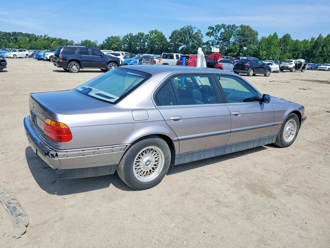 1999 Bmw 740 Il Gray vin: WBAGH8332XDP02574
