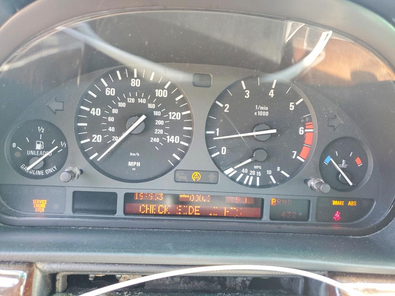 1999 Bmw 740 Il Gray vin: WBAGH8332XDP02574