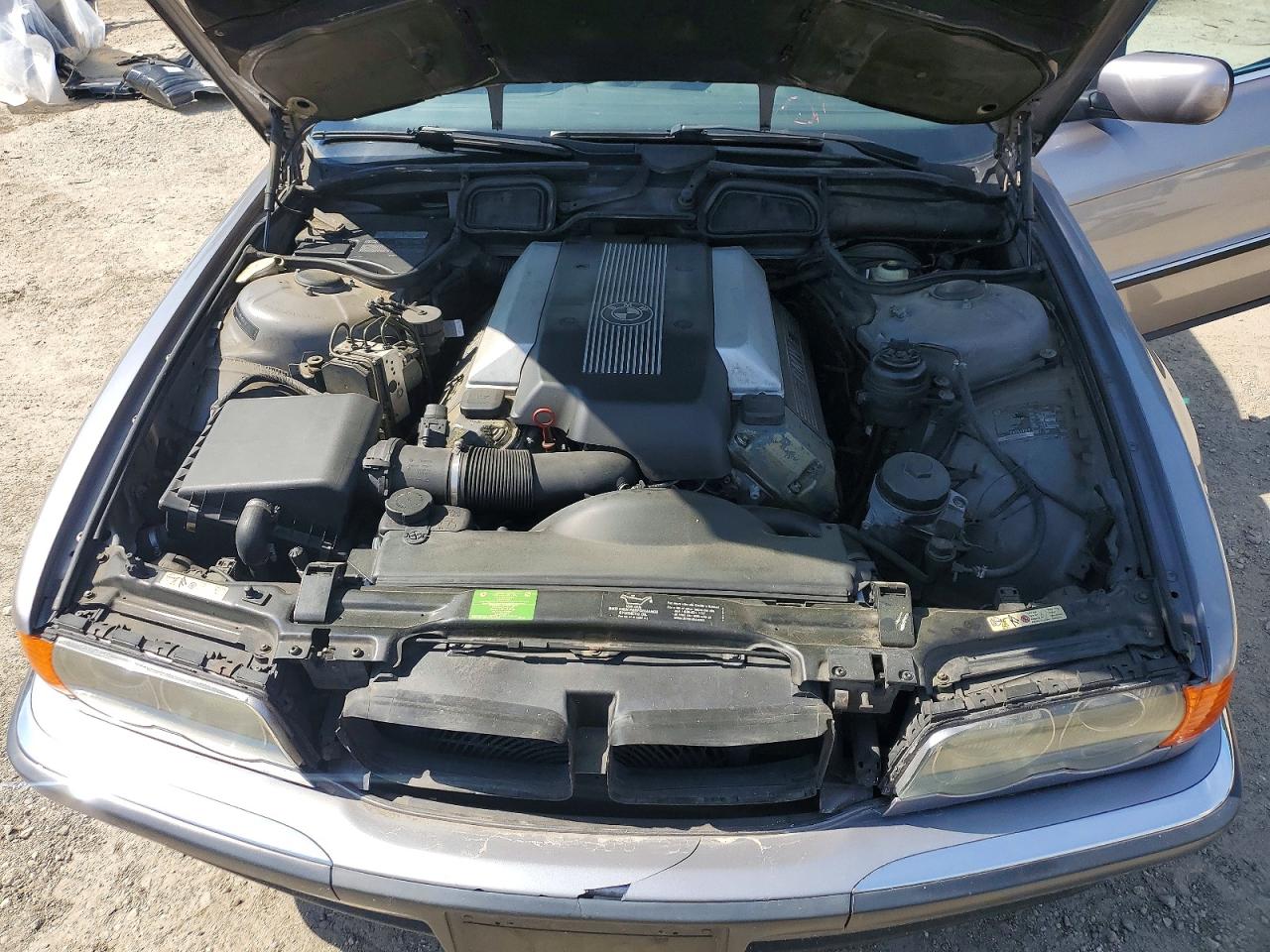 1999 Bmw 740 Il Gray vin: WBAGH8332XDP02574