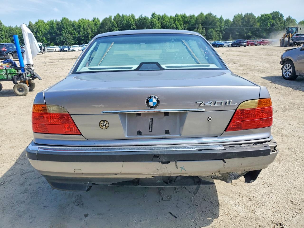1999 Bmw 740 Il Gray vin: WBAGH8332XDP02574