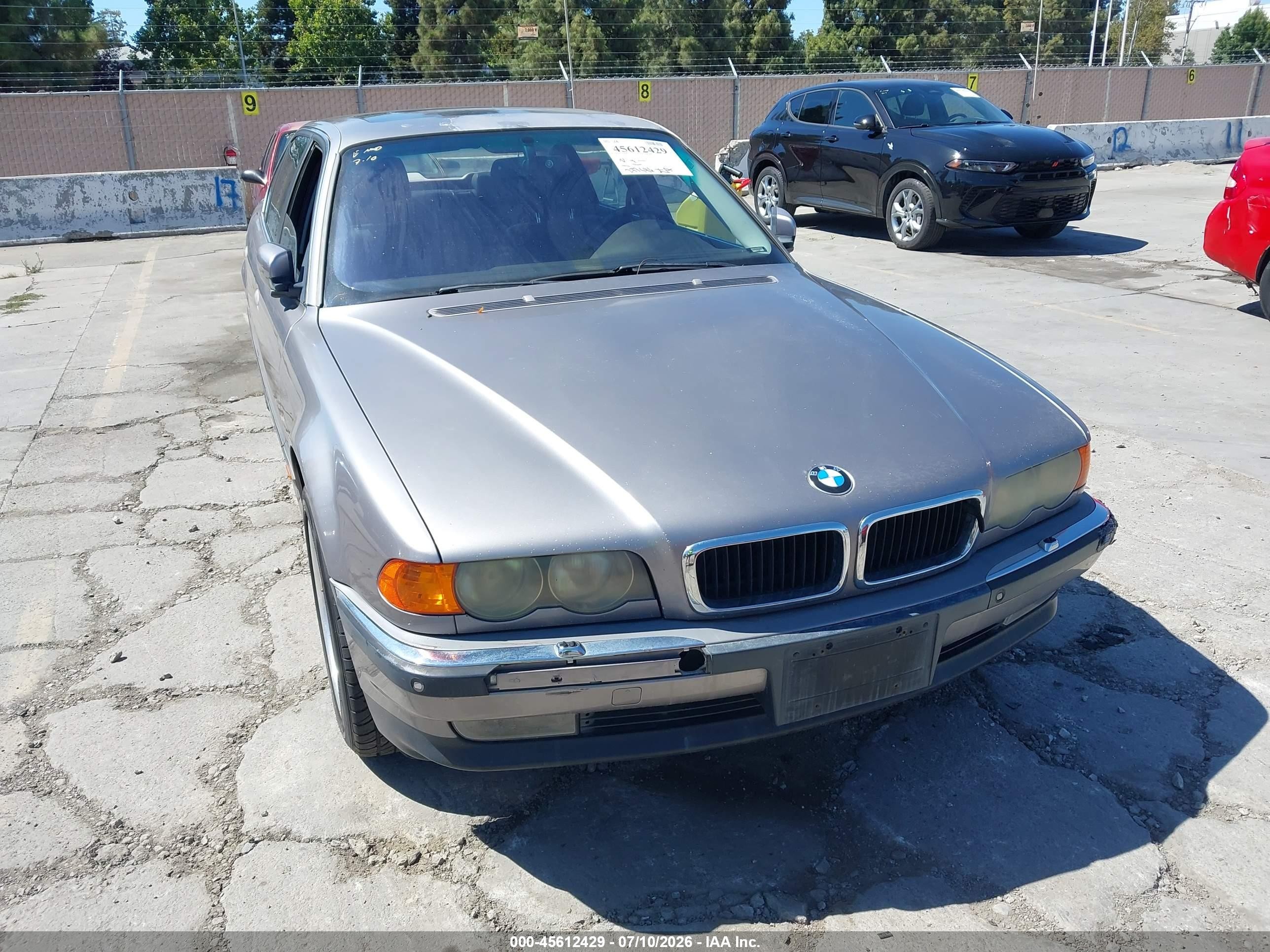 1999 Bmw 740il   Gray vin: WBAGH8335XDP04870