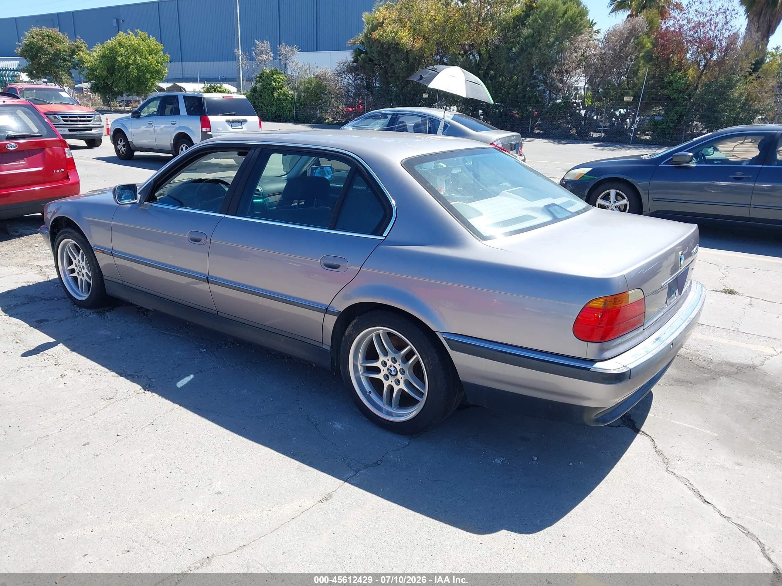 1999 Bmw 740il   Gray vin: WBAGH8335XDP04870