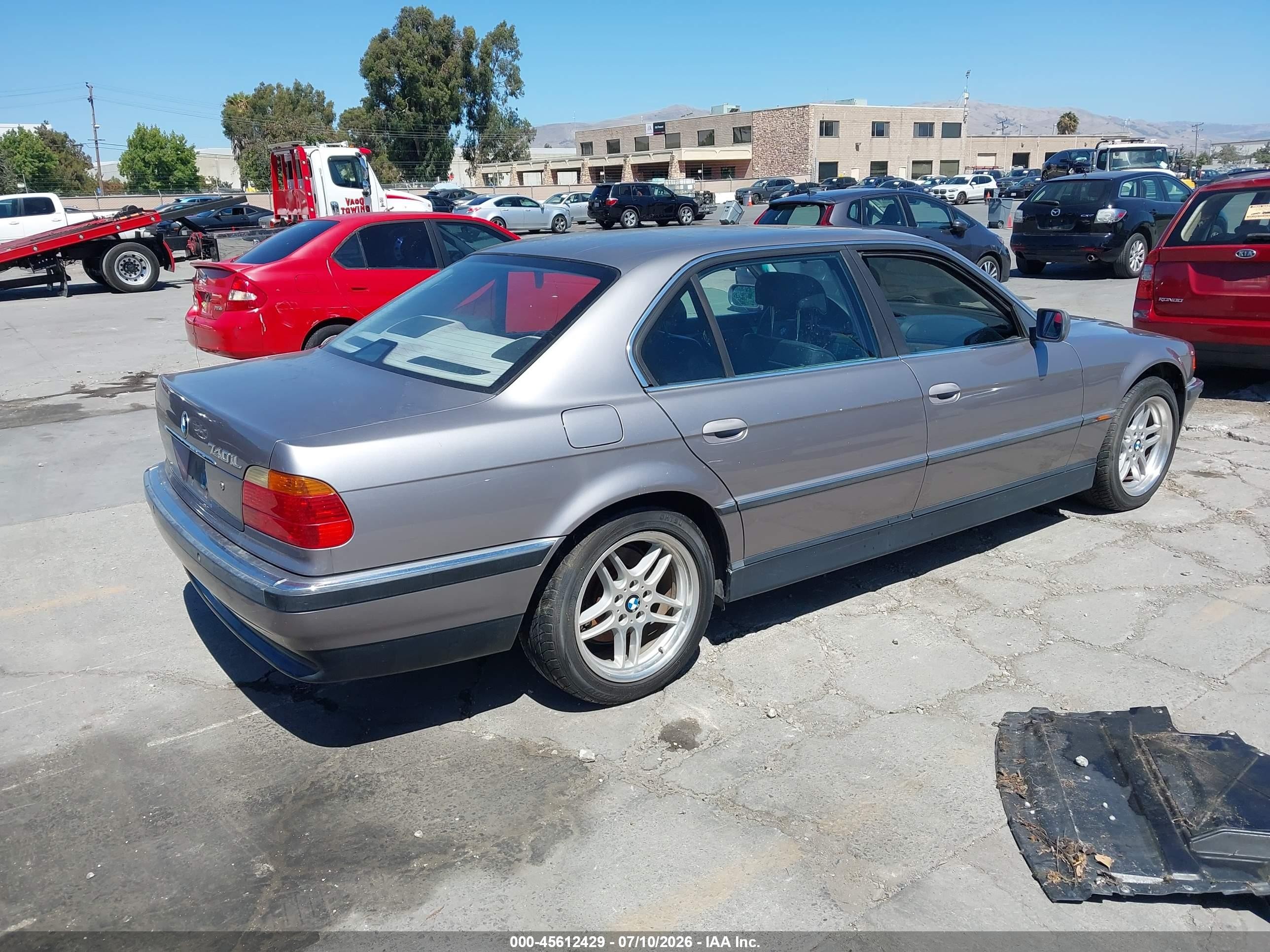 1999 Bmw 740il   Gray vin: WBAGH8335XDP04870